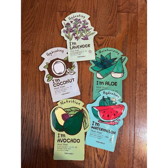TonyMoly Mask Sheet - set of 5 - new - Picture 1 of 12